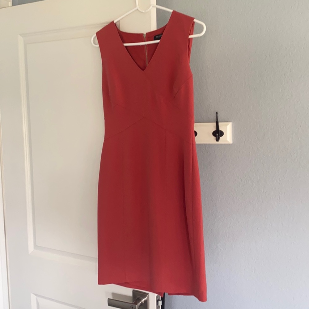White House Black Market Coral Mini Dress